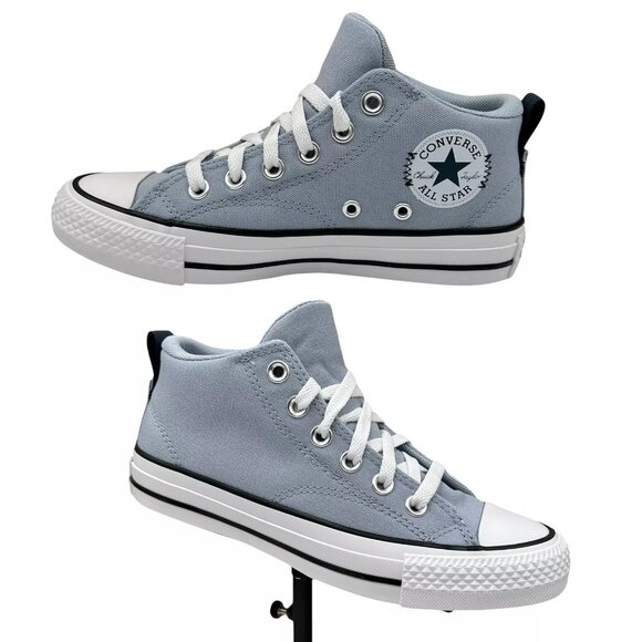 Converse Chuck Taylor All Star Youth Boys Girls Mid Top Sneaker Sz 4Y Rainy Daze - Picture 1 of 14